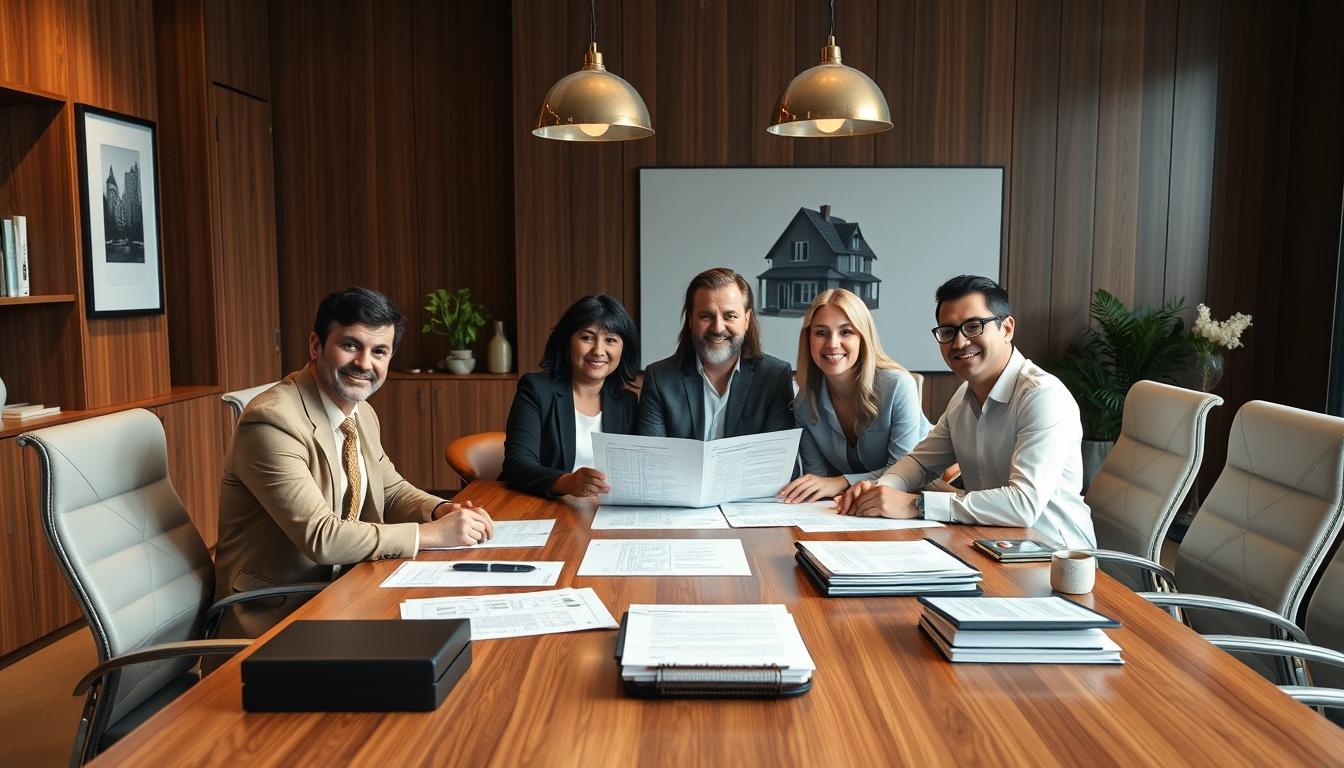 Business agreement signing